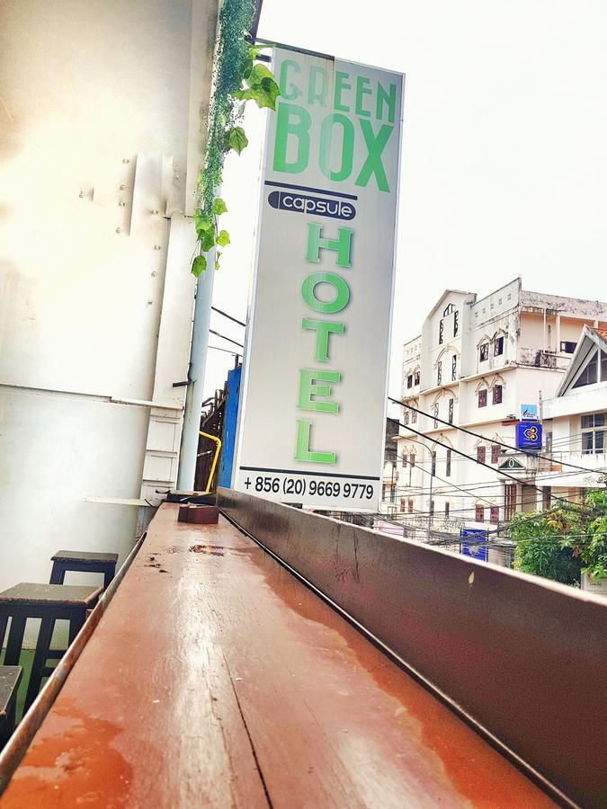 Green Box Capsule Hostel & Hotel Vientiane Bagian luar foto