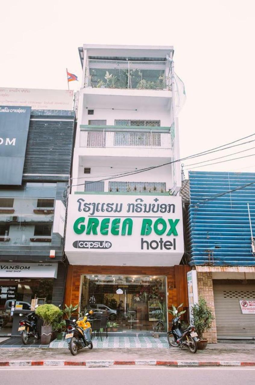 Green Box Capsule Hostel & Hotel Vientiane Bagian luar foto